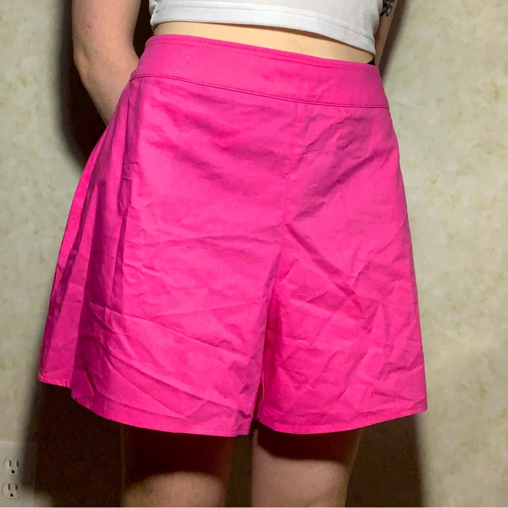Express Paperbag high-rise shorts